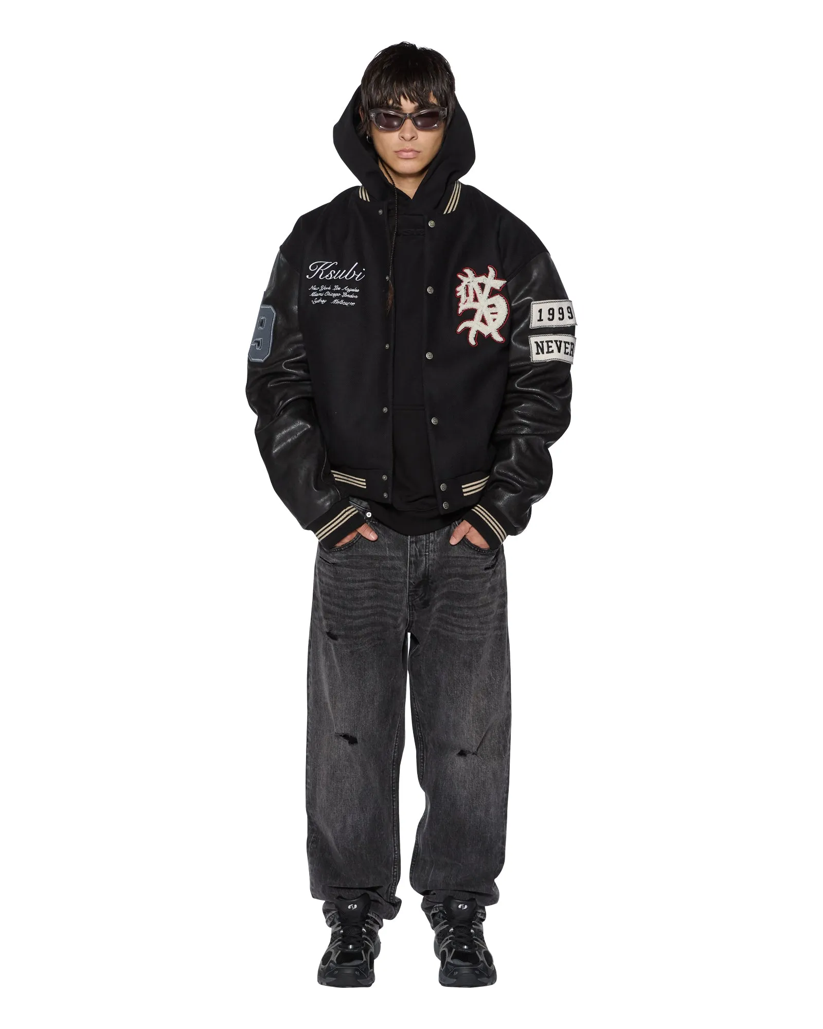 AntiMicrobialLining INTRUDER EKCESS HOODIE JET BLACK