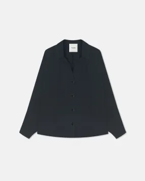Ada - Tech Linen Shirt - Black delivery work