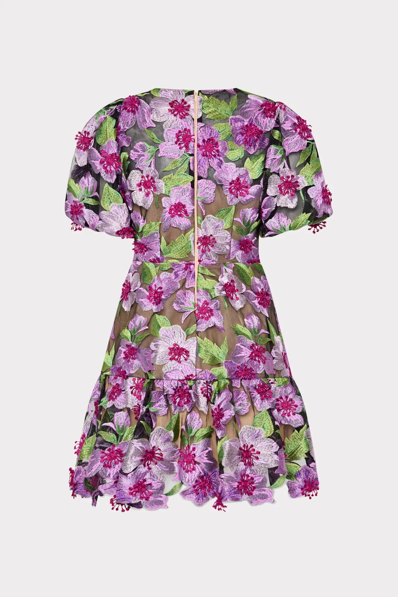 Yasmin 3D Embroidered Dress Sleek Comfort