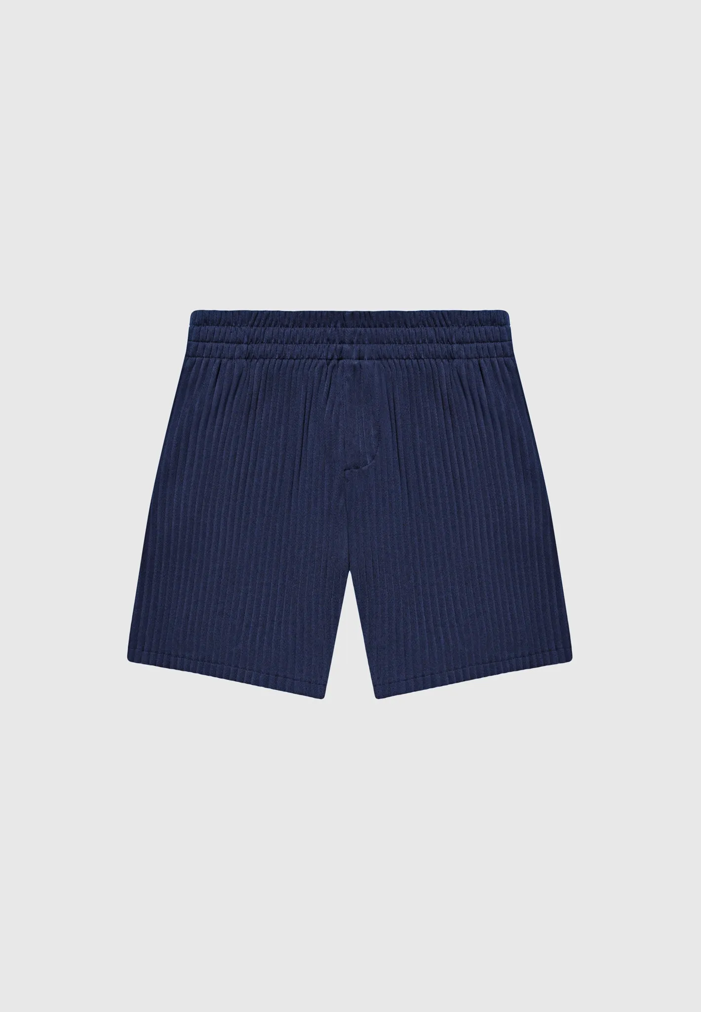 AntiStaticLining Pleated Shorts - Navy