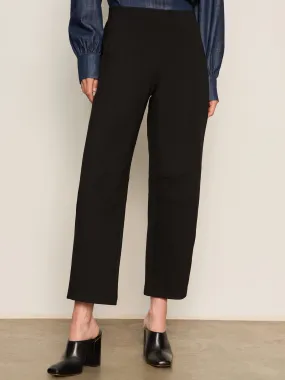 Stylish Fit Ponte Barrel Trouser Black