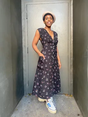 Urban Light High-Fashion Penelope Dress in Dark Floral