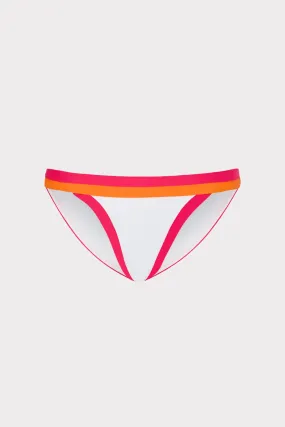 Positano Color Block Bikini Bottom High Density Stitching Classic-Silhouette