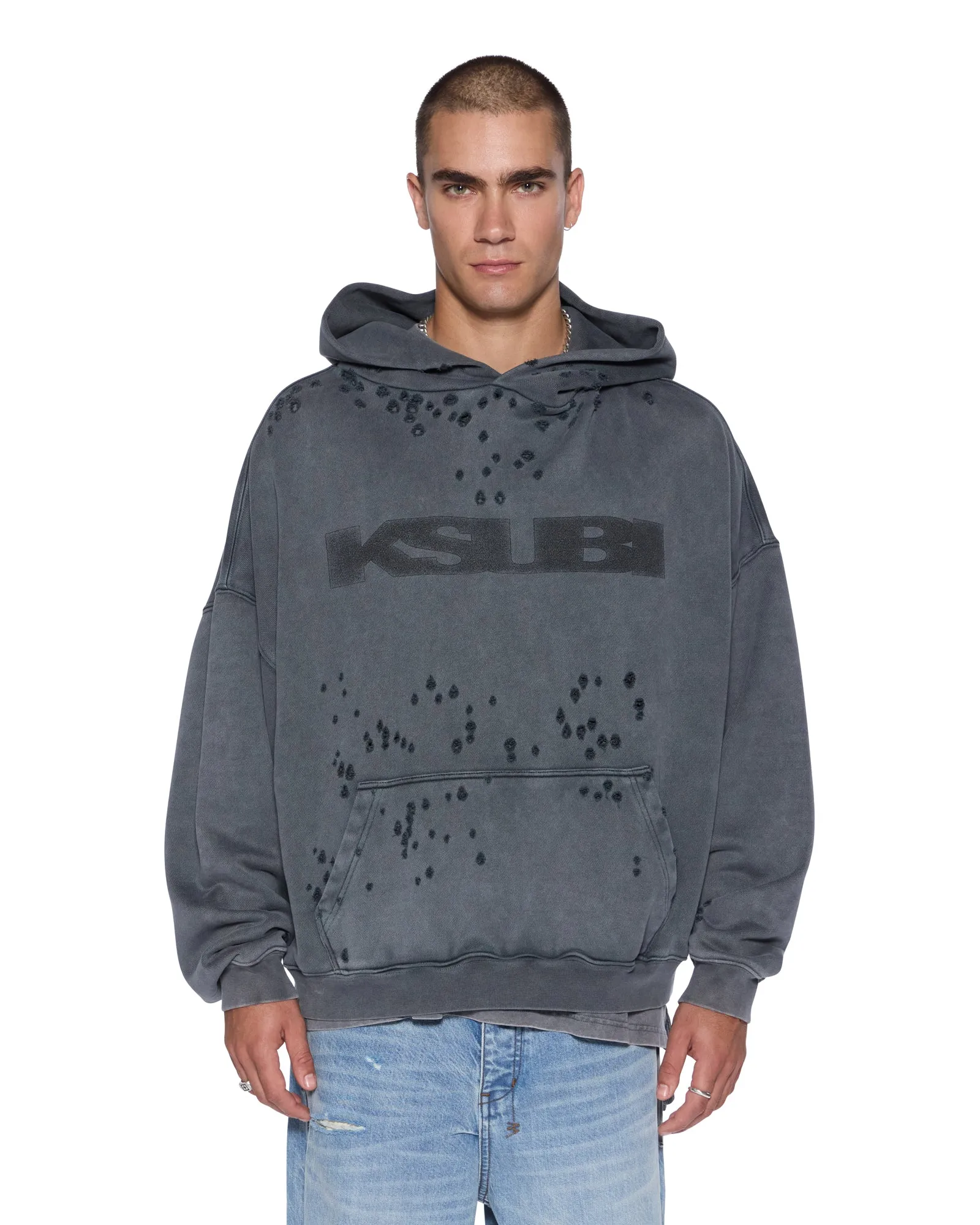 BLASTED EKCESS HOODIE RHINO CompressionFit Activewear Top