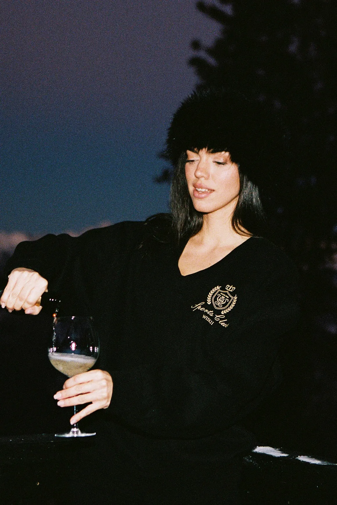 LowProfileDesign Versatile use Retro Warm V-Neck Sweatshirt