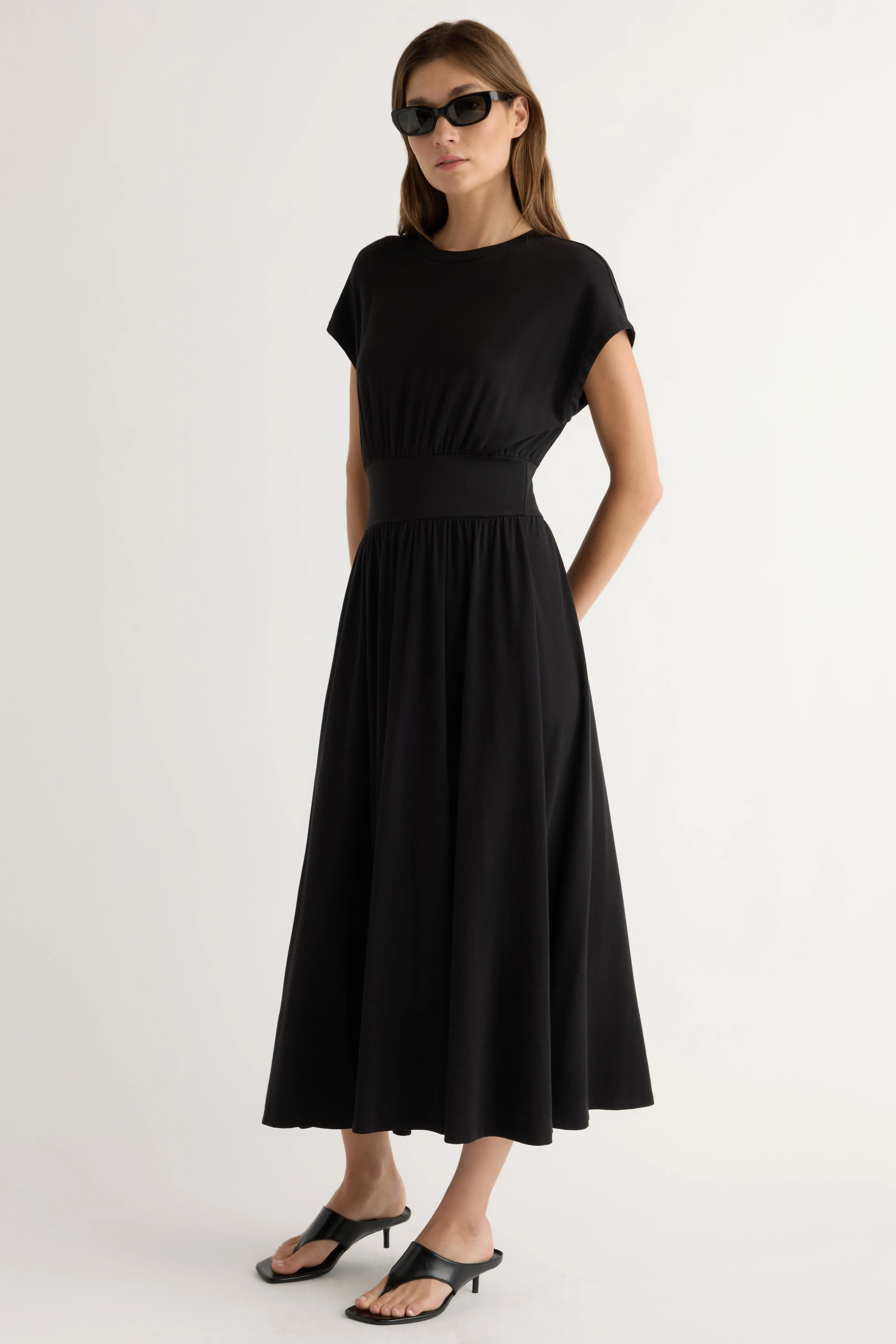 Plus Fit Prima Jersey Midi Dress