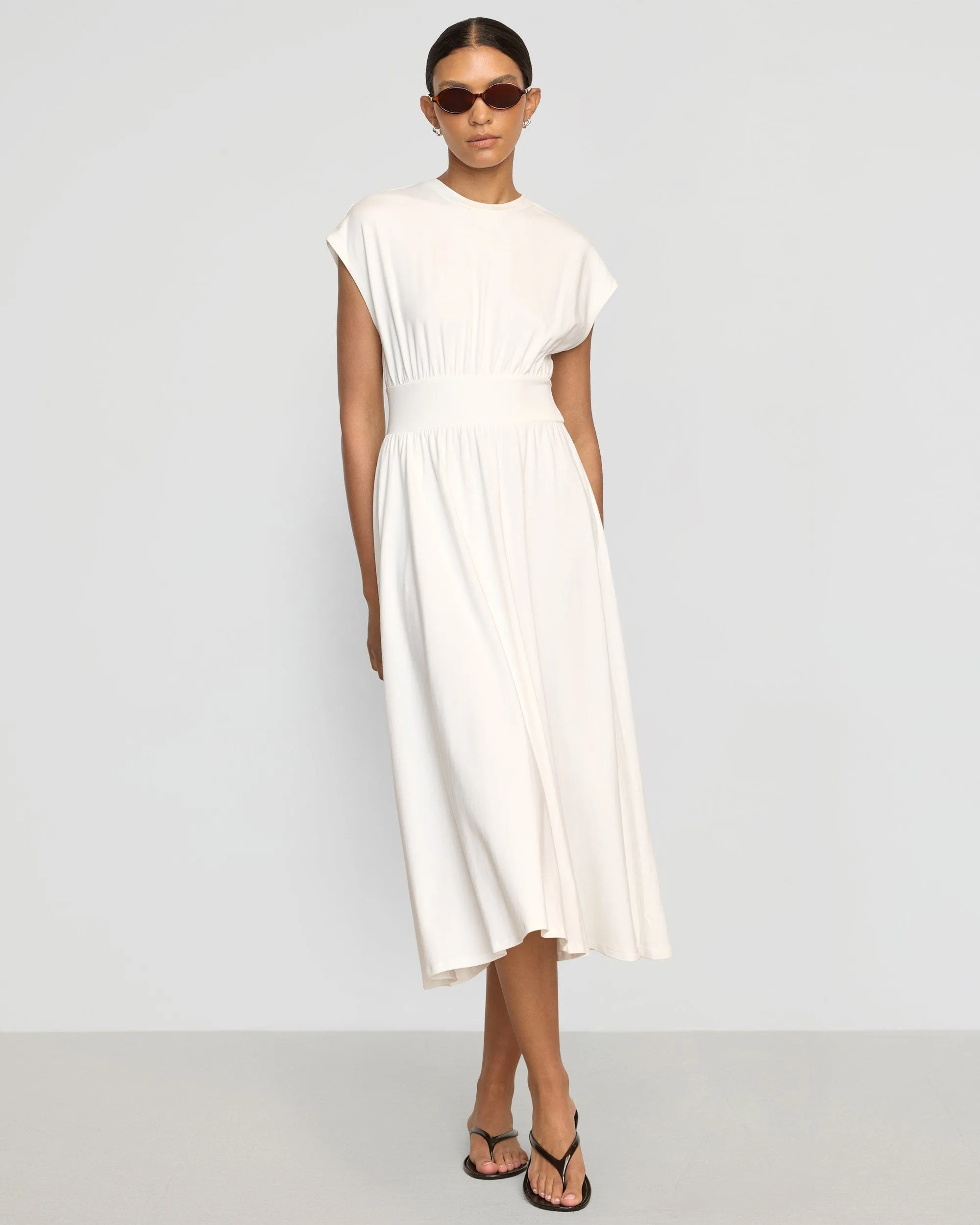 Day Outfit Midi-Length Prima Jersey Midi Dress