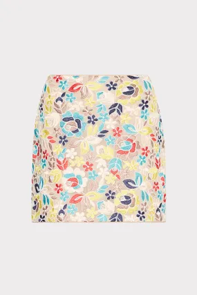 Stain Resistant Printemps Lace Modern Mini Skirt