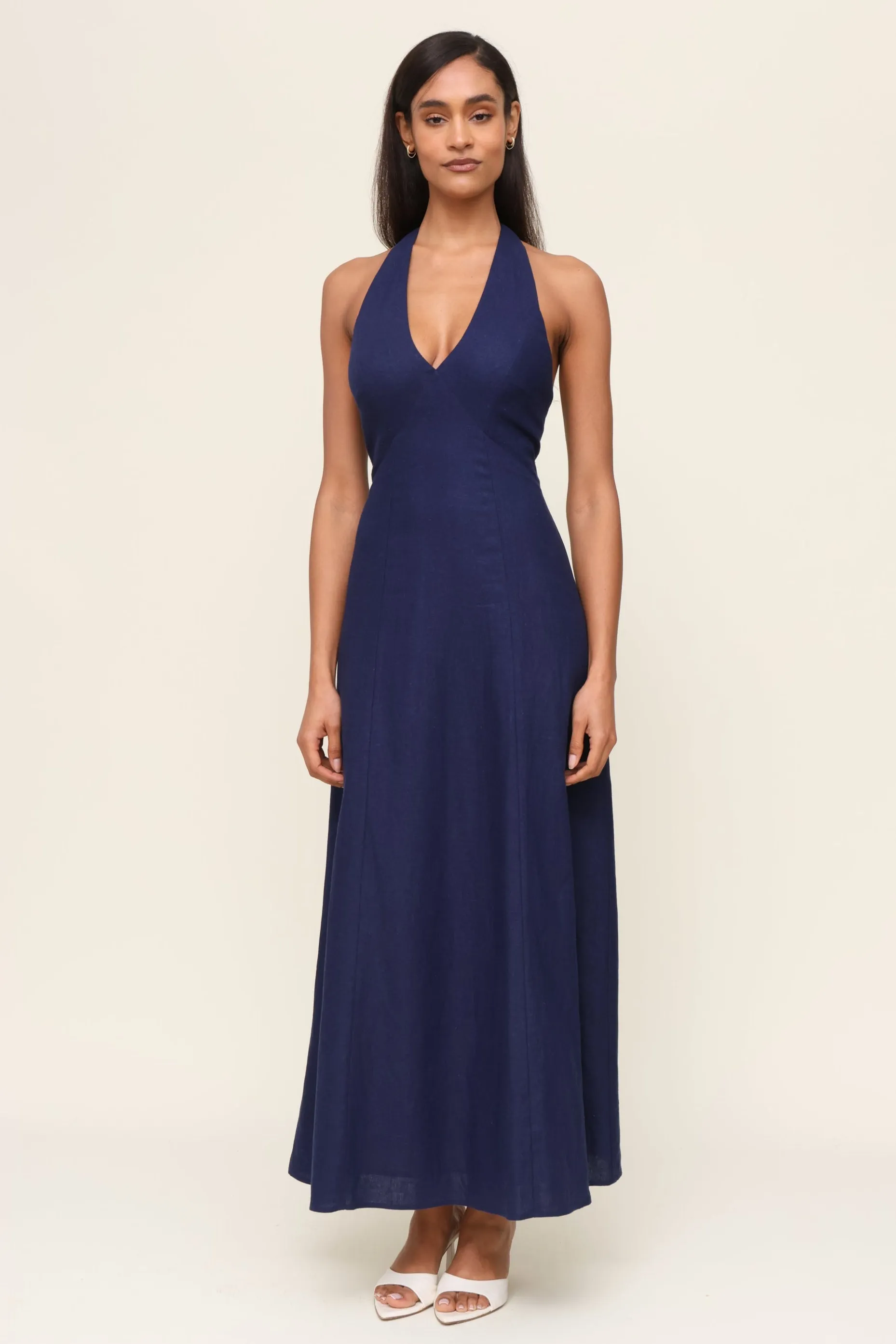 The Simone Halter Dress Street Flex