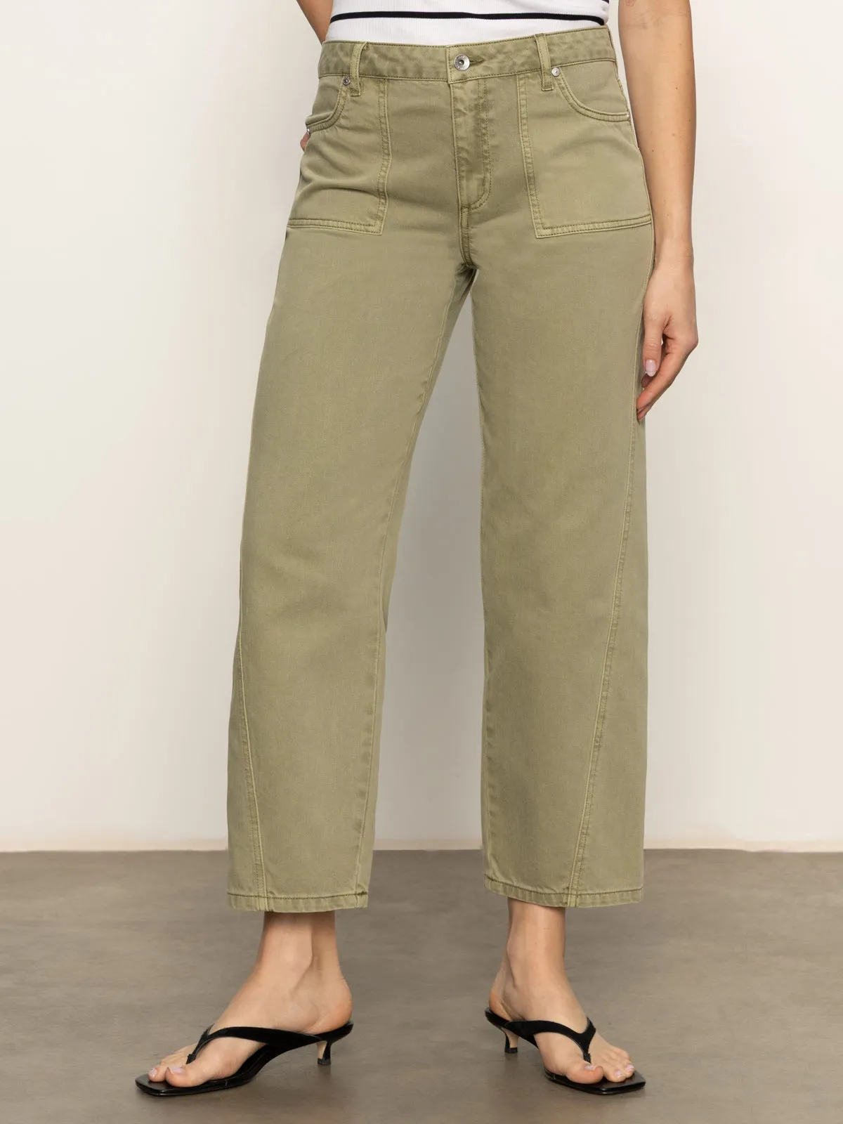 District Column Standard Rise Ankle Jeans Bamboo Heavyweight Denim