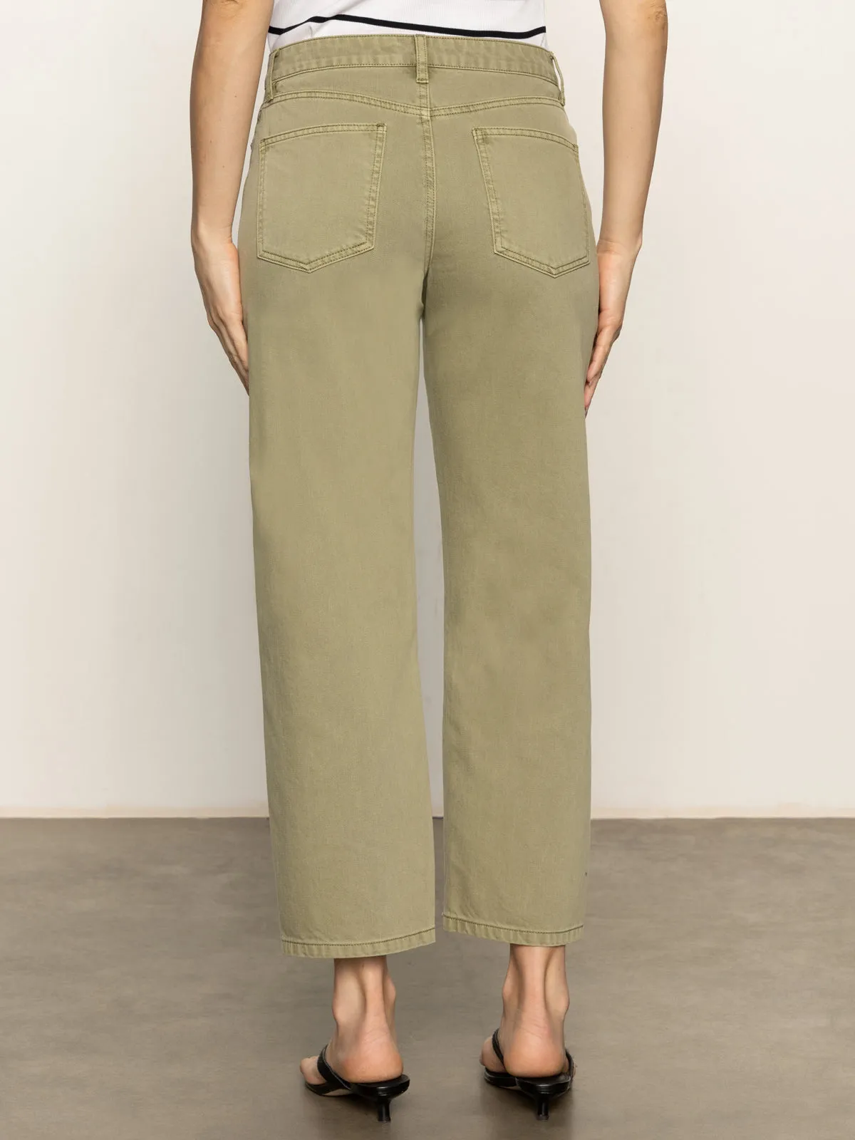 District Column Standard Rise Ankle Jeans Bamboo Functional Fashion