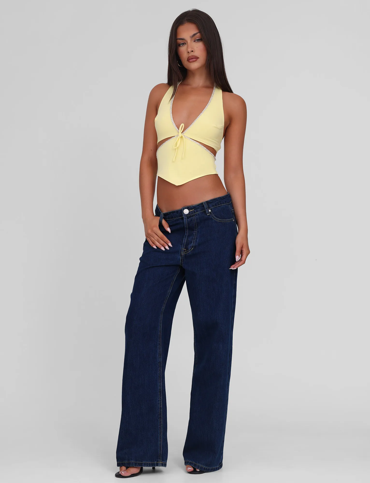 Lightweight Fabric LIZZIE TOP - LEMON