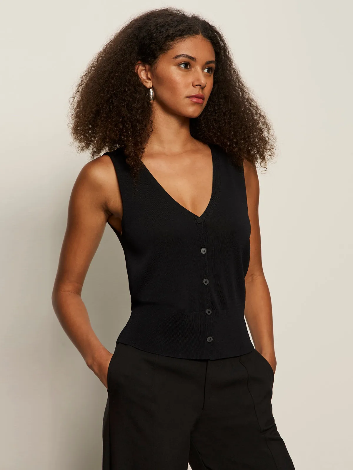 Polished Barrel Pant Black river Resort Vibes