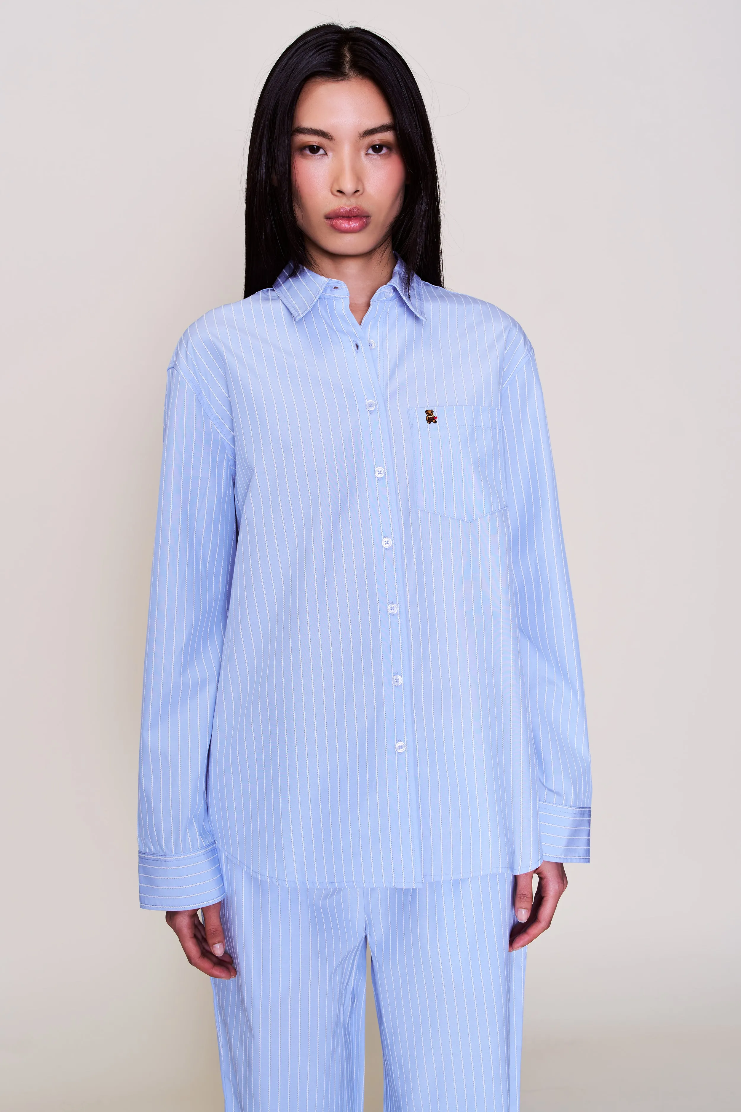 Soft Touch Material Ultra Fine Yarn Oona Buttondown