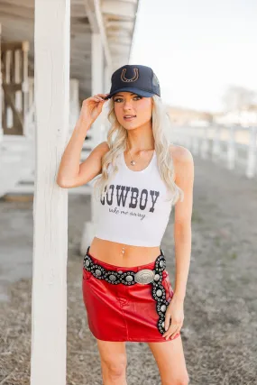 Athletic Wear VersatileNeckline Cowboy Take Me Away Racerback Tank