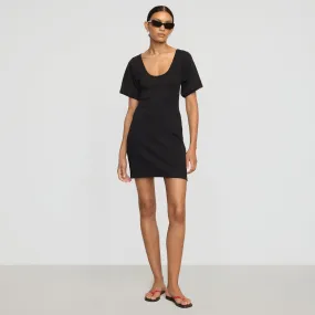 Rae Sculpted Scoop-Neck Mini Dress Timeless Edge