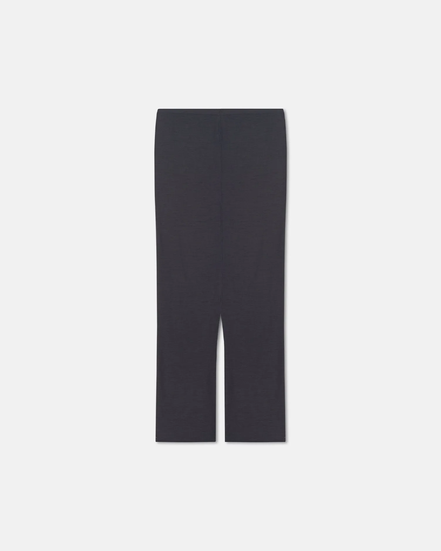 Bohemian style Rafa - Wool Jersey Midi Skirt - Grey