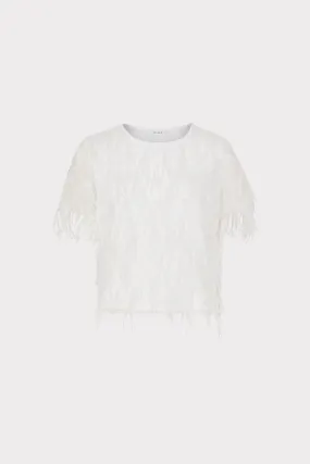 Bamboo Derived Material AntiPilling Finish Rava Feather Tee