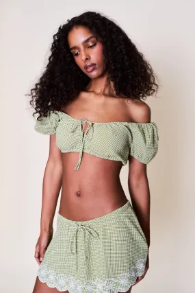 Durable Stitching Ravello Gingham Top