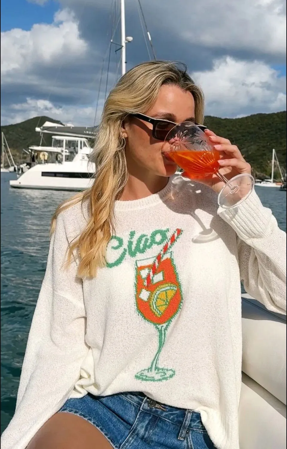 Ventilated Back Panels Show Me Your Mumu - Woodsy Sweater - Ciao