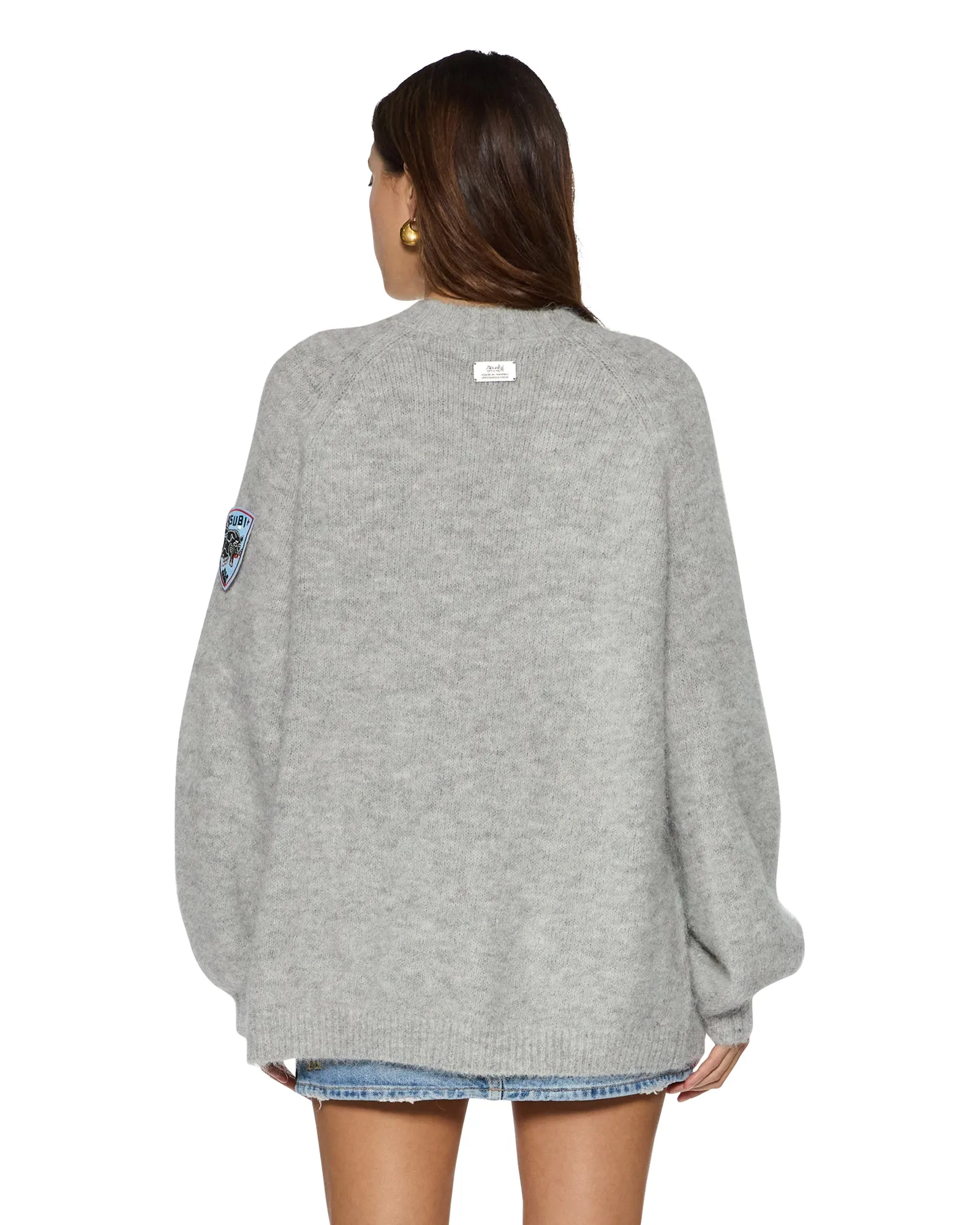 COSY KNIT LIGHT GREY GarmentWashedFinish Odor Resistant Material