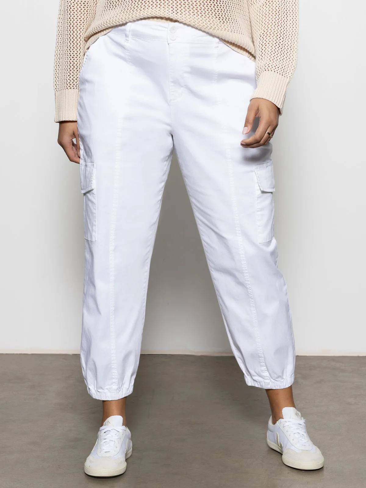 Rebel Standard Rise Pant Brilliant White Extended Sizing Tapered leg