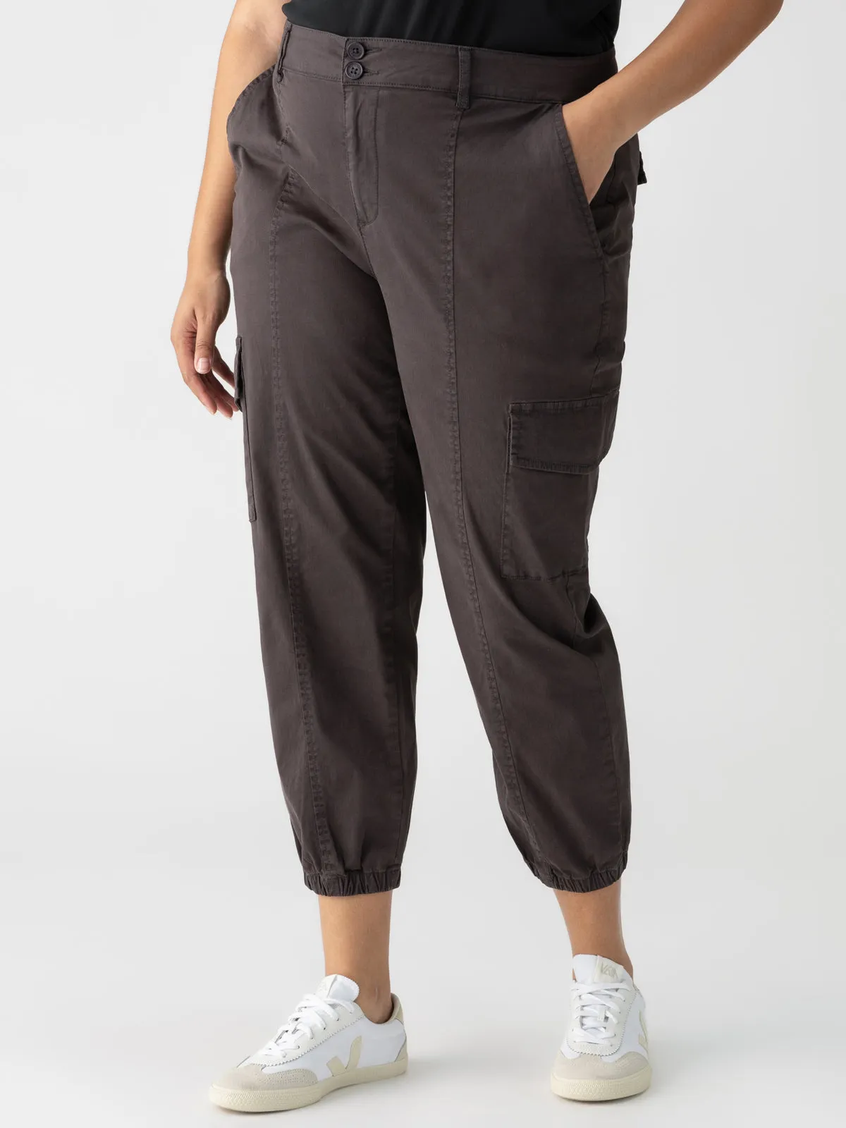 Rebel Standard Rise Pant Obsidian Extended Sizing Wide Leg Easy Care Fabric Finish