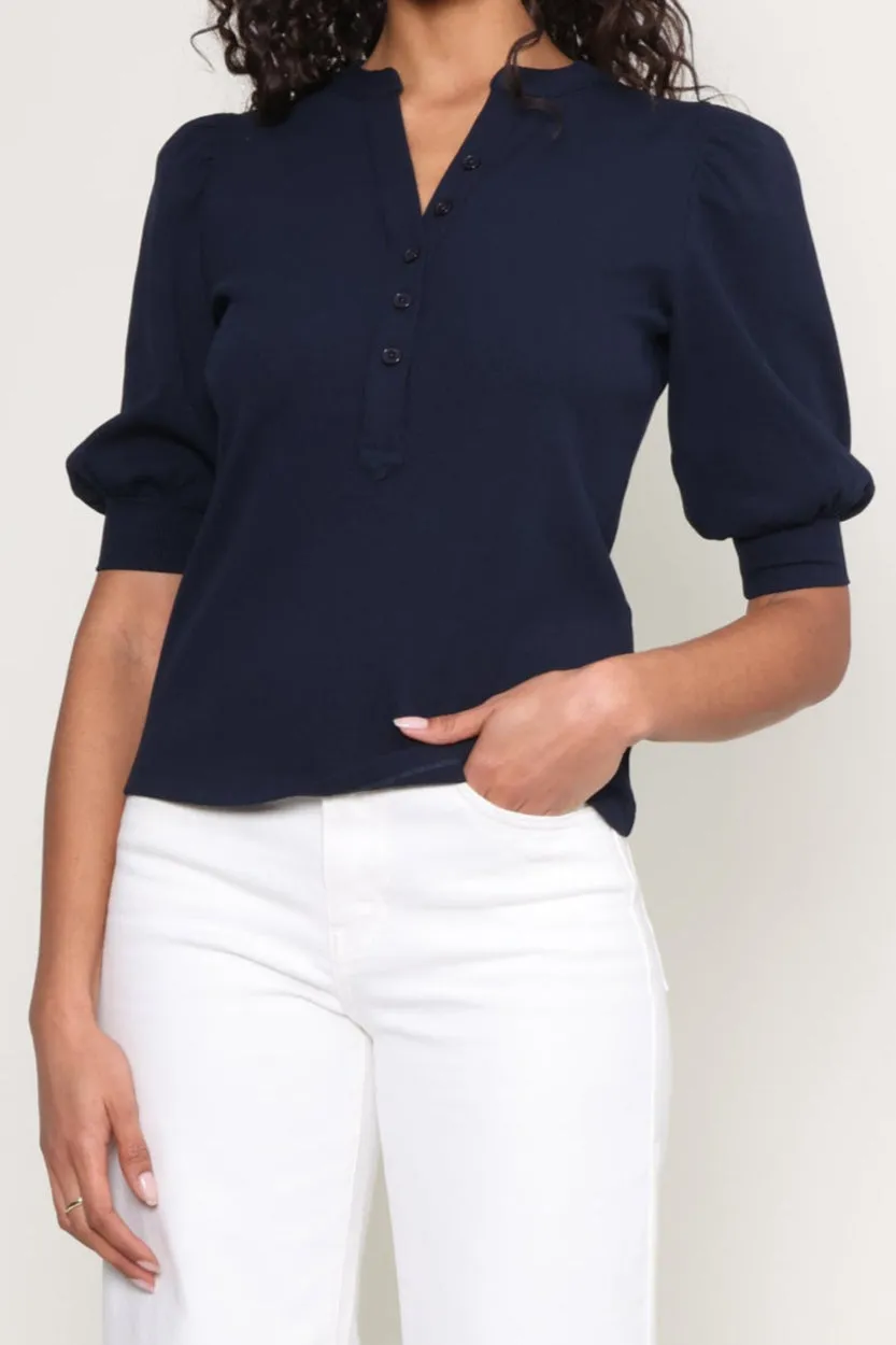 Oversized Silhouette The Jill Ribbed Top