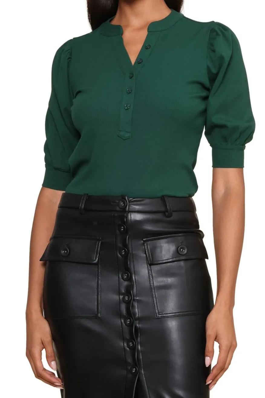 Sporty Style The Jill Ribbed Top