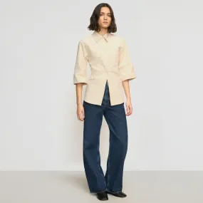 Remi Corduroy Button Shirt PolyesterBlend