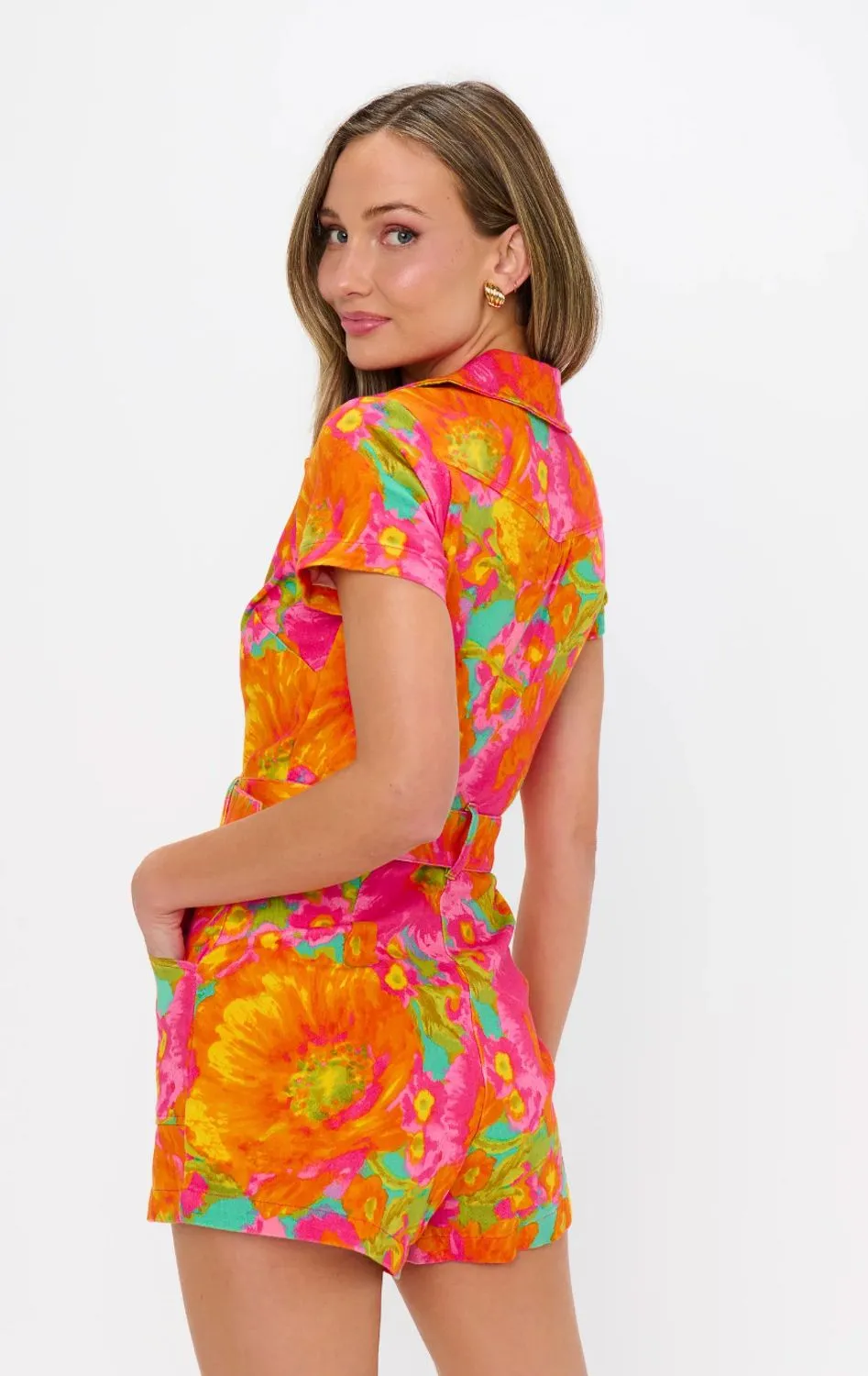 OdorControl HighNeck Show Me Your Mumu - Outlaw Romper - Miss Malibu Denim