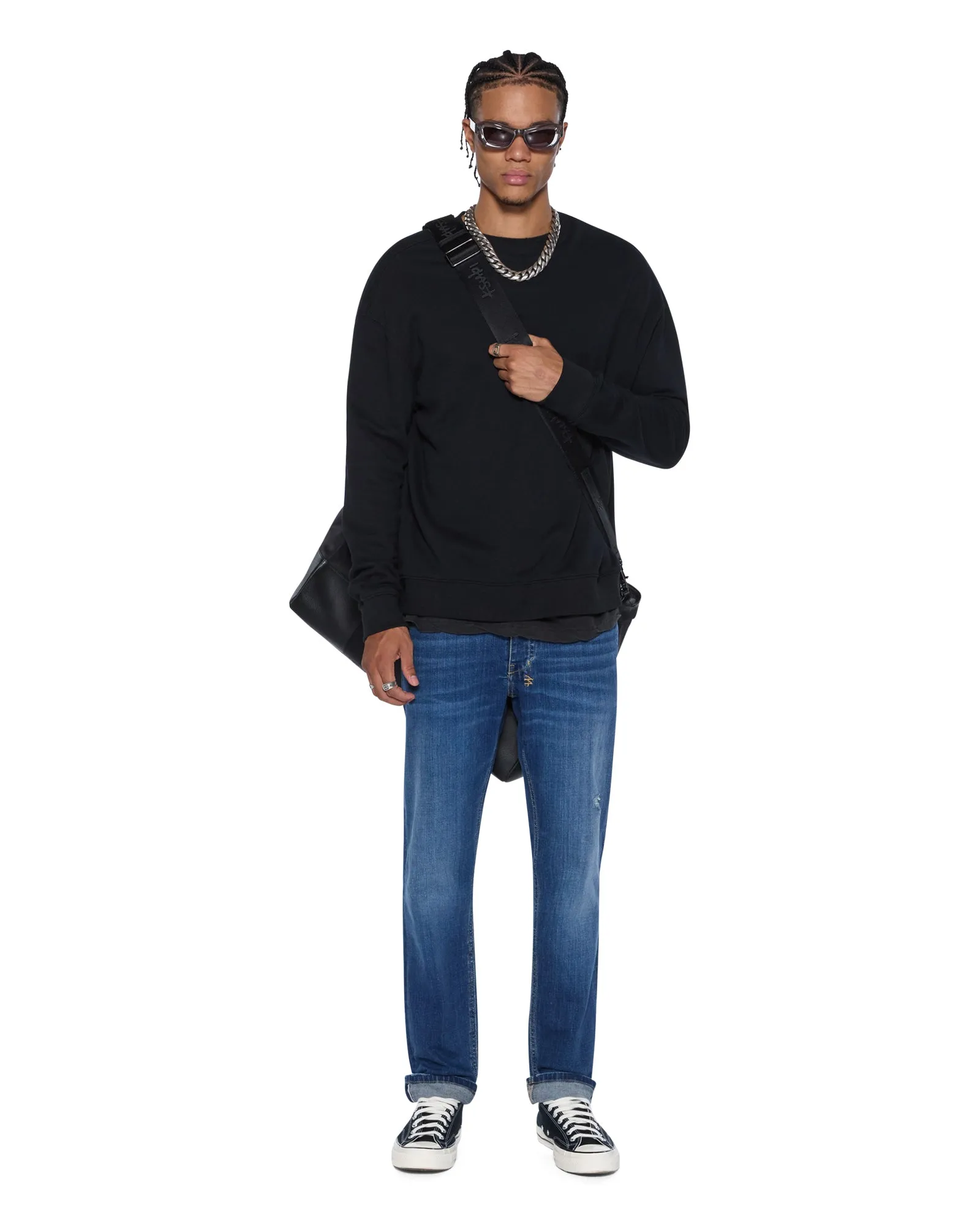 Chill Outfit Morning Stroll Streetwear Fan CHITCH SELVEDGE LA BLUE