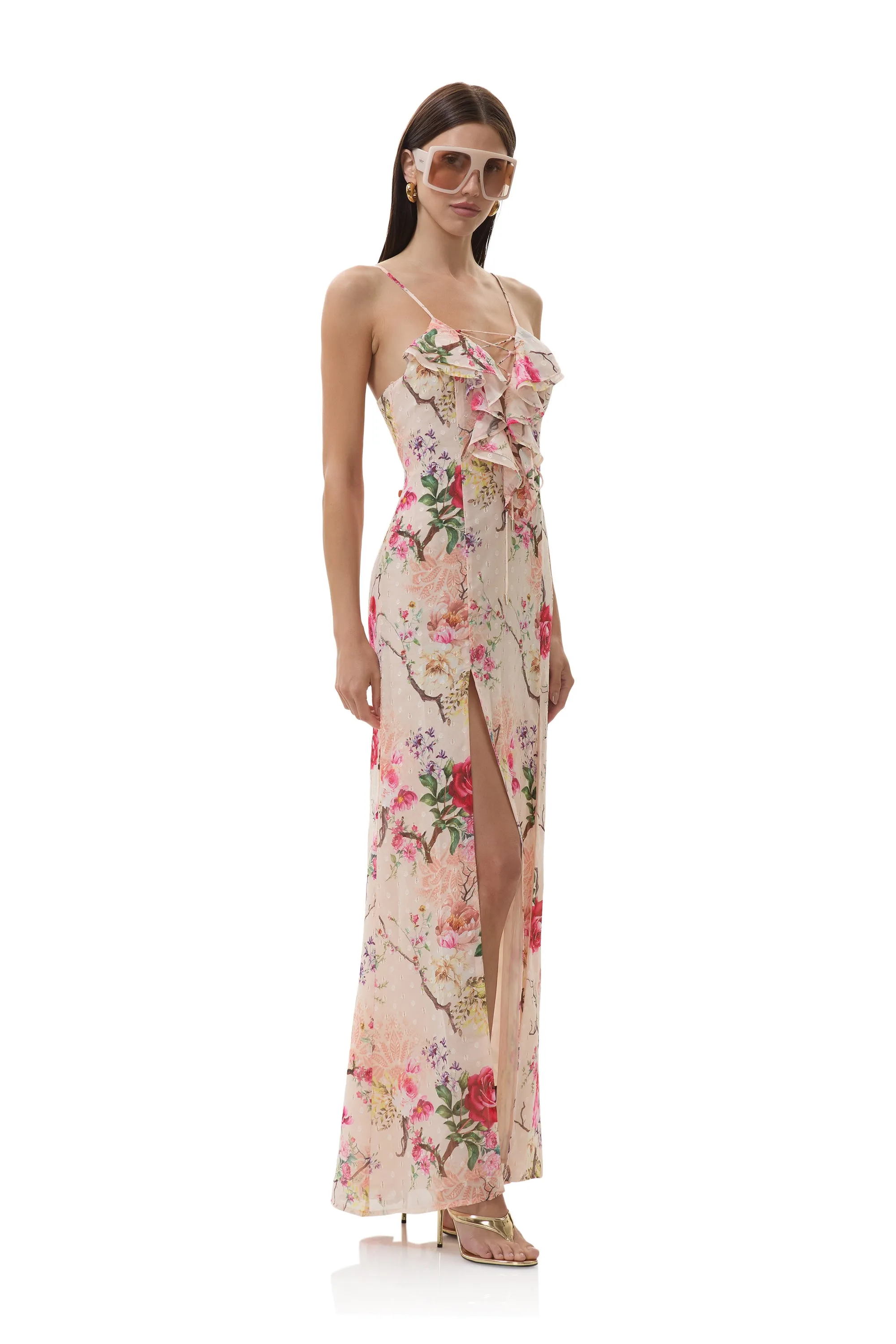 Elegant Wearable Smart Fashion Lovette Dress - Sand Summer Rose