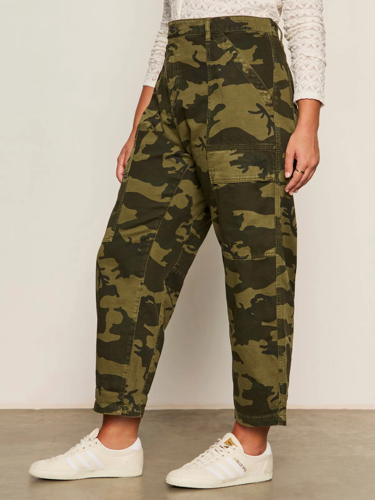 Boyfriend Utility Pant Rambler Camo Extended Sizing Lightweight Fabric Swim