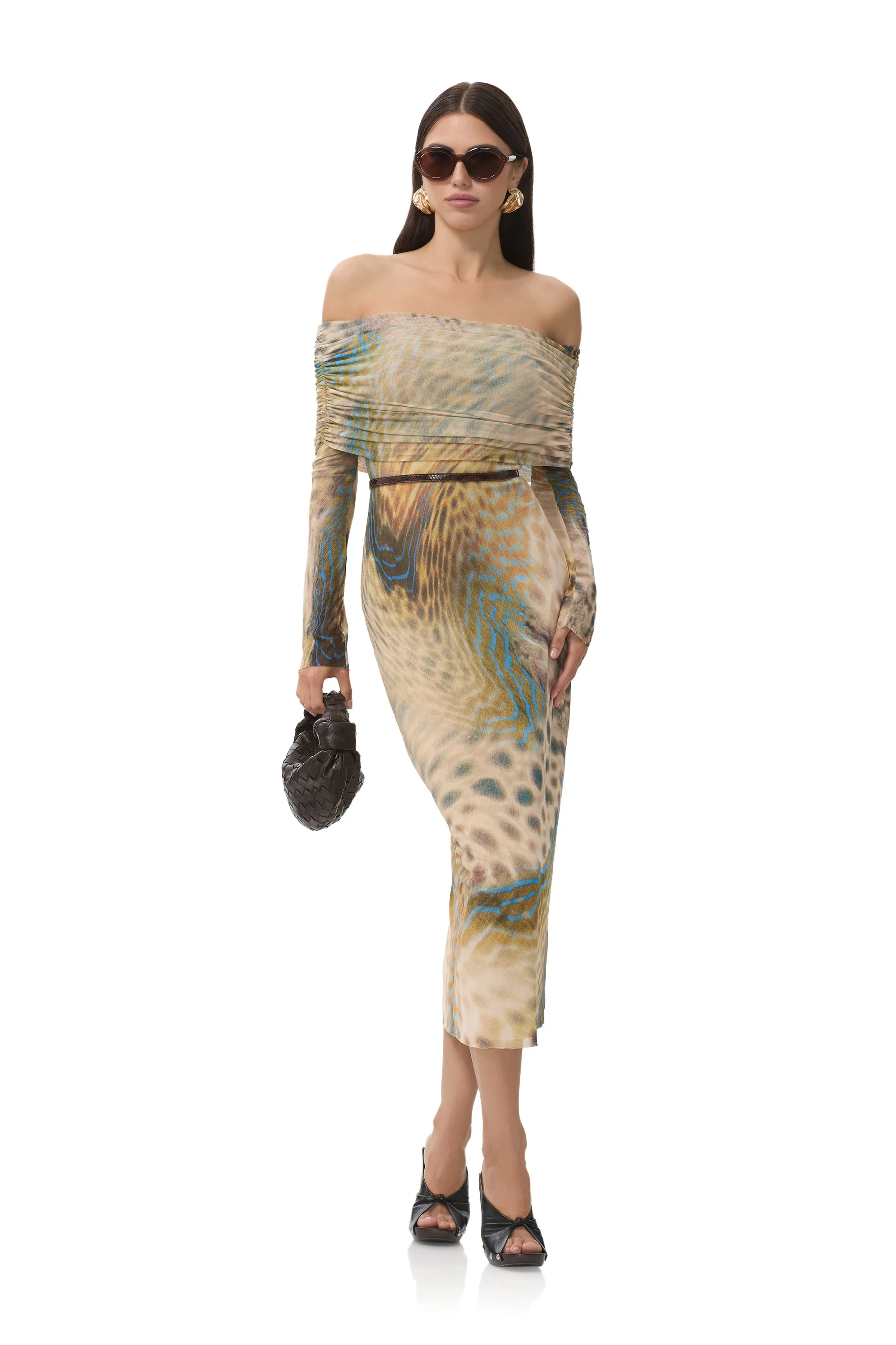 Comfy Wear Artistic Vibe Cornelia Dress - Fish Scale Swirl
