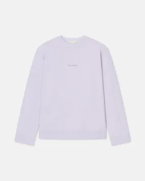 Comfortable clothing Remy - Printed Cotton-Fleece Sweatshirt - Lilac/Black/Books