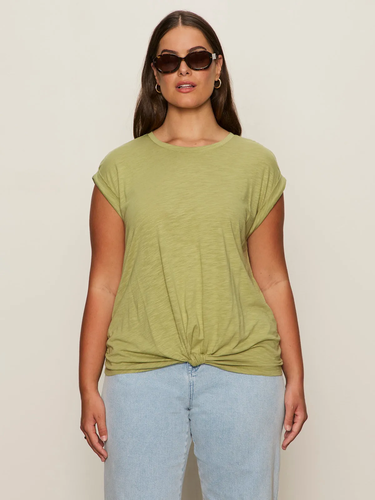 Knotted Muscle Tee Bamboo Extended Sizing Antibacterial