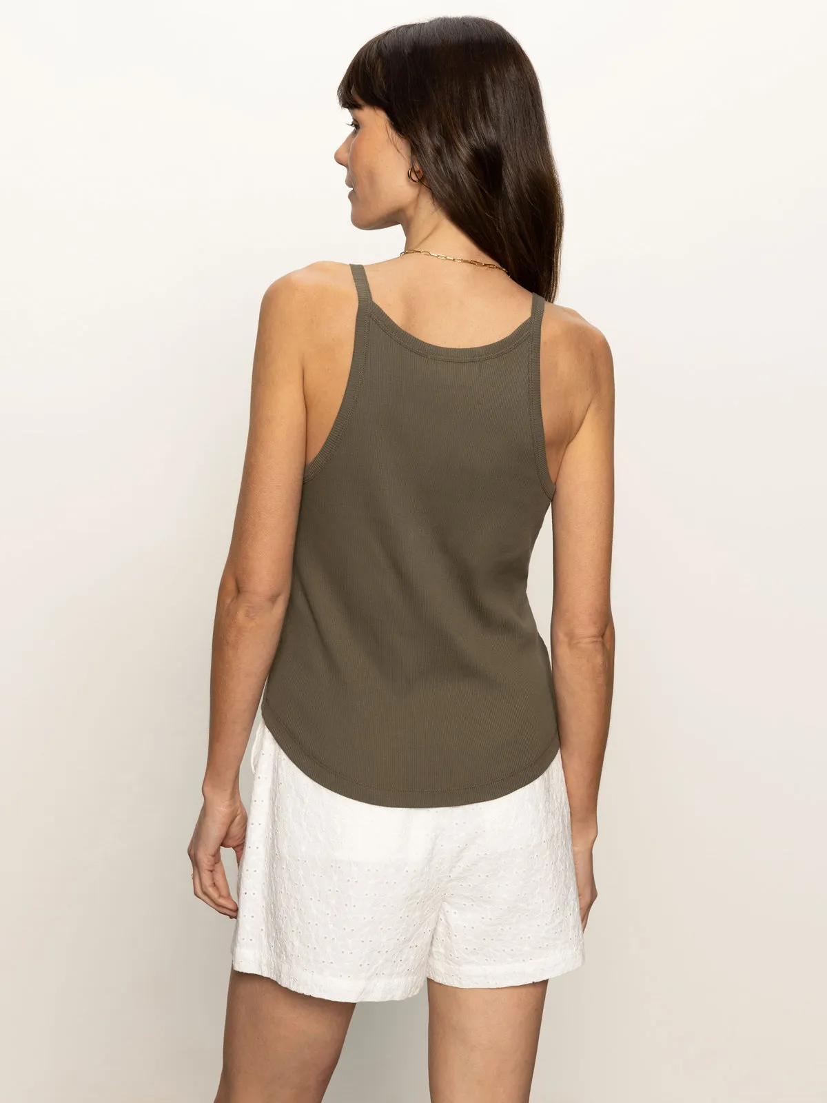 Relaxed Style slim fit Ribbed Racer Tank Kalamata