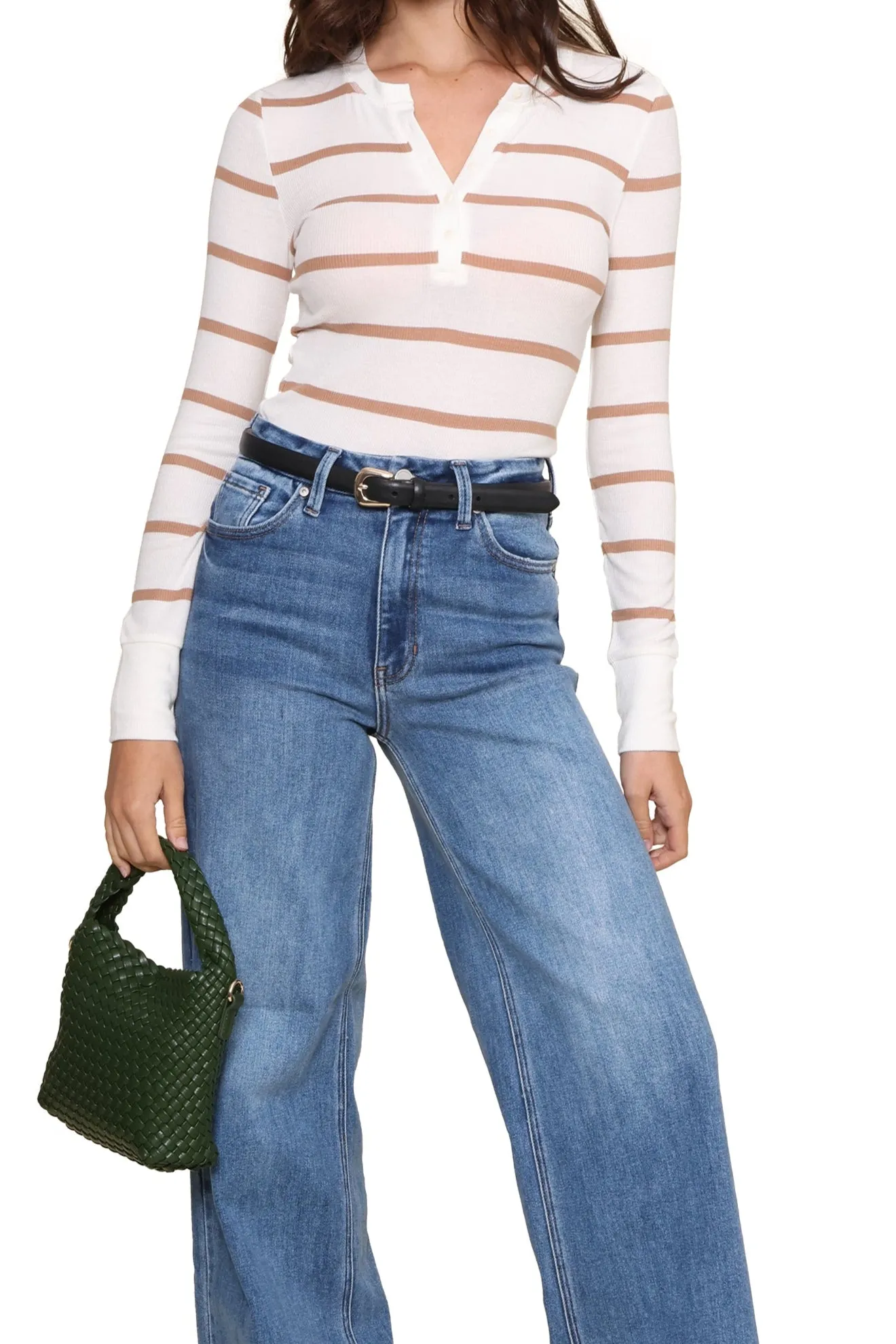 Scarlett Rib Henley Easy to Wear Anti Bacterial Layer