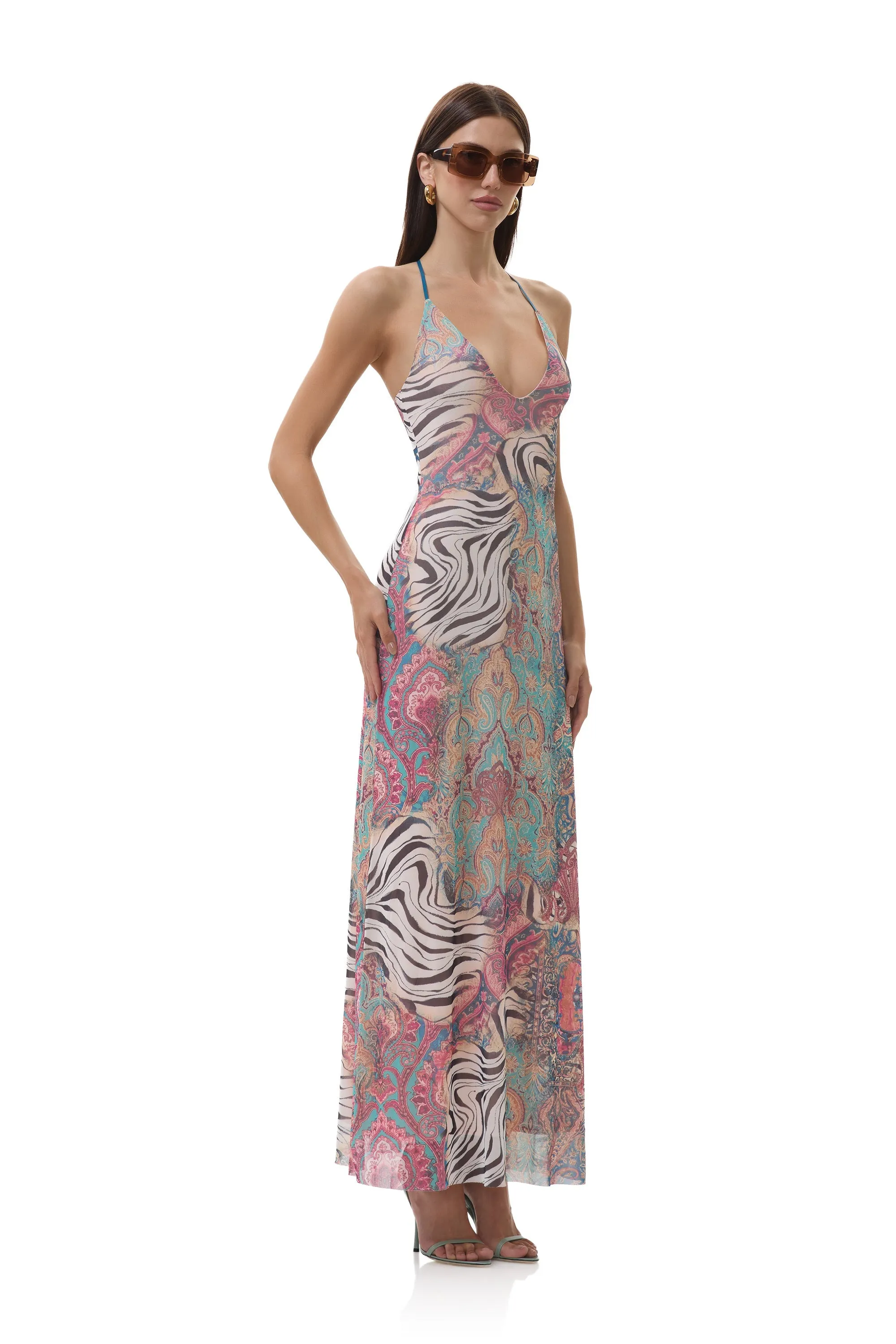 Romy Dress - Gilded Paisley Lazy Pick