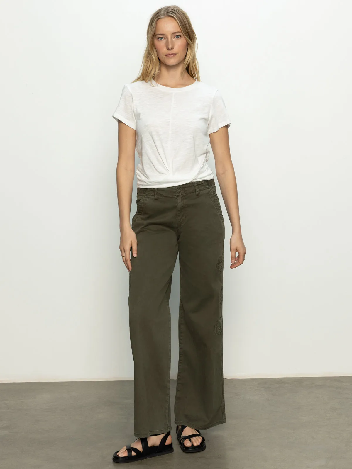 Rosette Army High Rise Pant Kalamata StretchMaterial