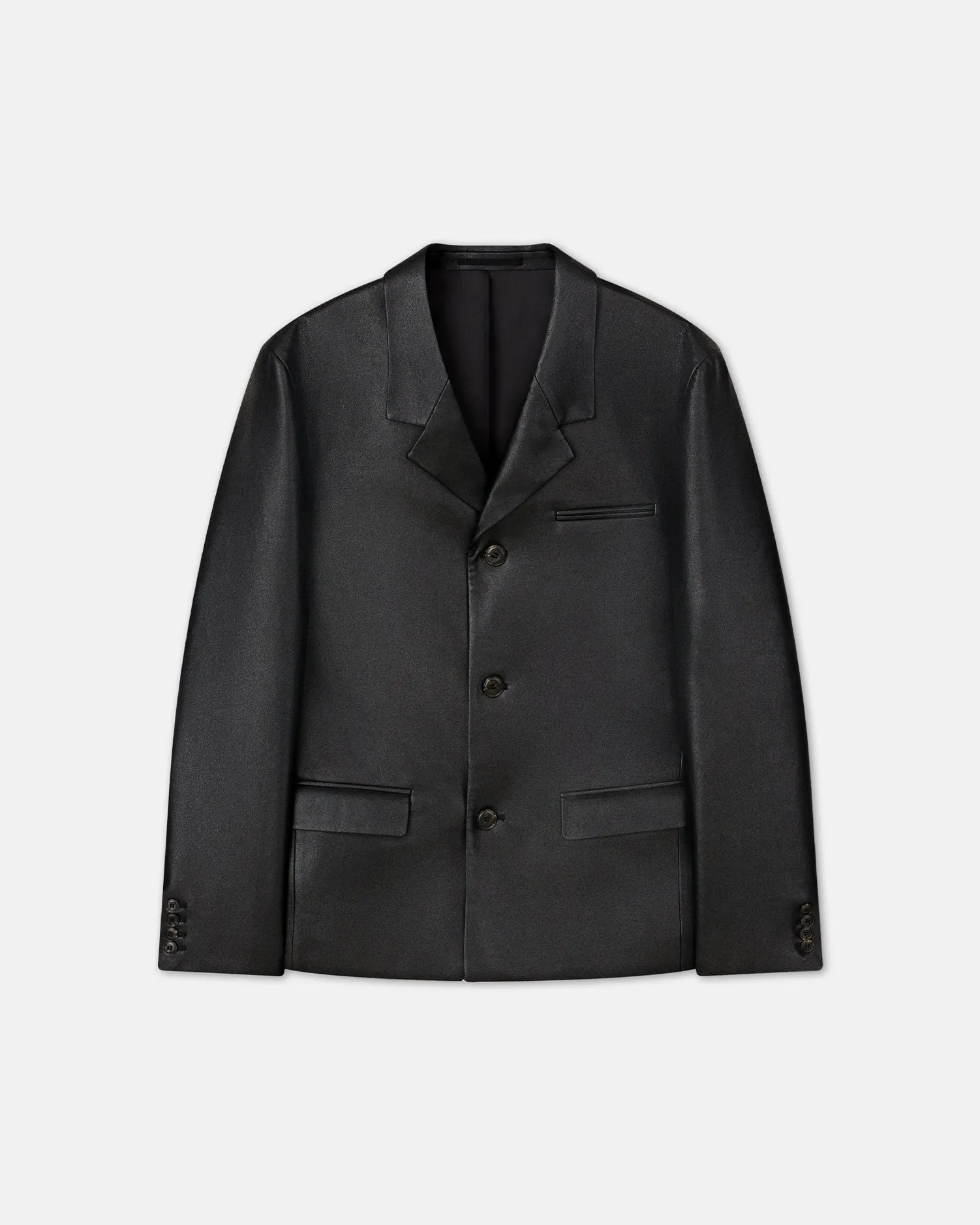 water-repellent Rox - Regenerated Leather Blazer - Black