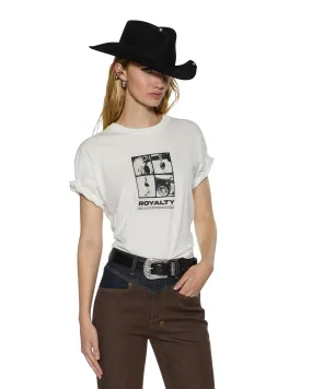 DurableReinforcement ROYALTY EVERYDAY SS TEE VINTAGE WHITE