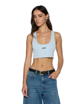 QuickRelease Sweat Absorbing Lining SOTT ORIGIN CROP TANK ICE MIST