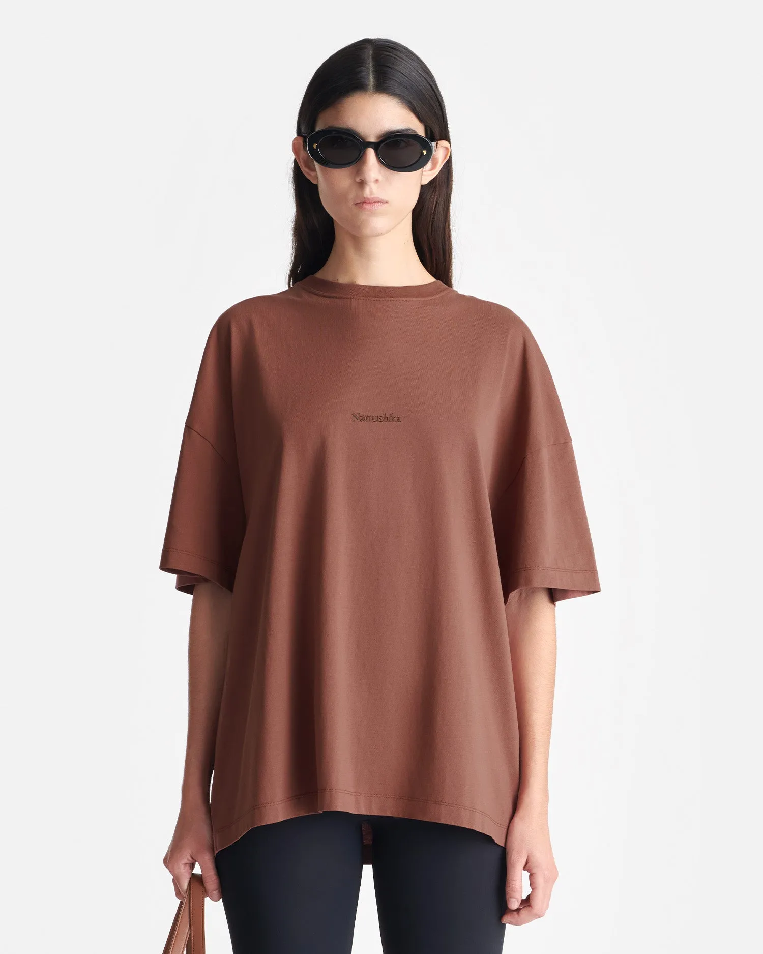 Wren - Printed Cotton-Jersey T-Shirt - Rust/Poppyseed Cake HoodedVersion NonFadeFinish