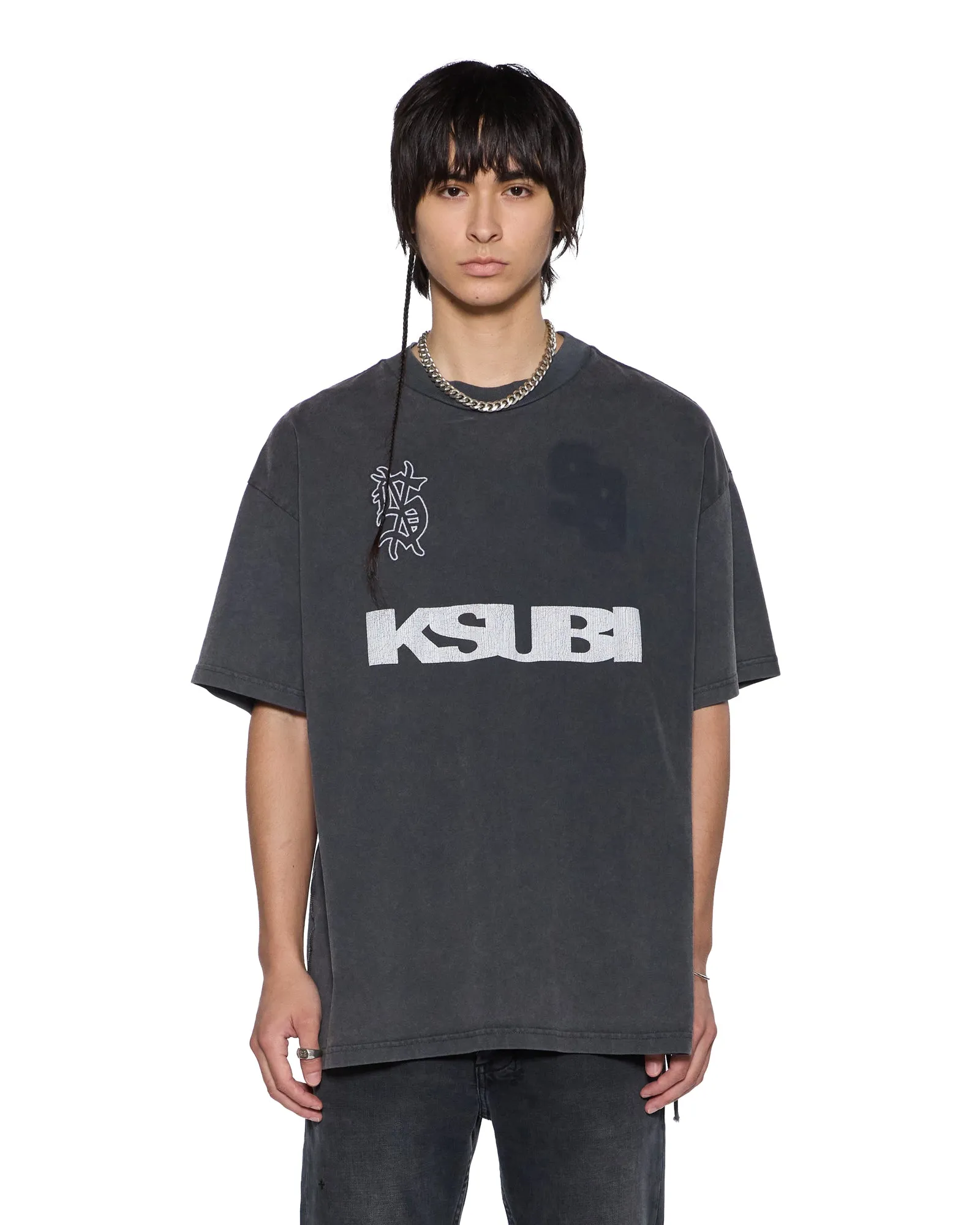 RUGGED EKCESS SS TEE BLASTED BLACK kids' Urban Streetwear