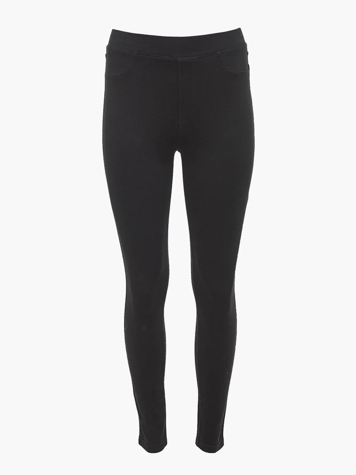 Runway Semi High Rise Legging Black Layered Paneling