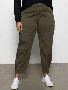 Transitional Style Travel Ready Sahara Tapered Standard Rise Pant Burnt Olive Extended Sizing