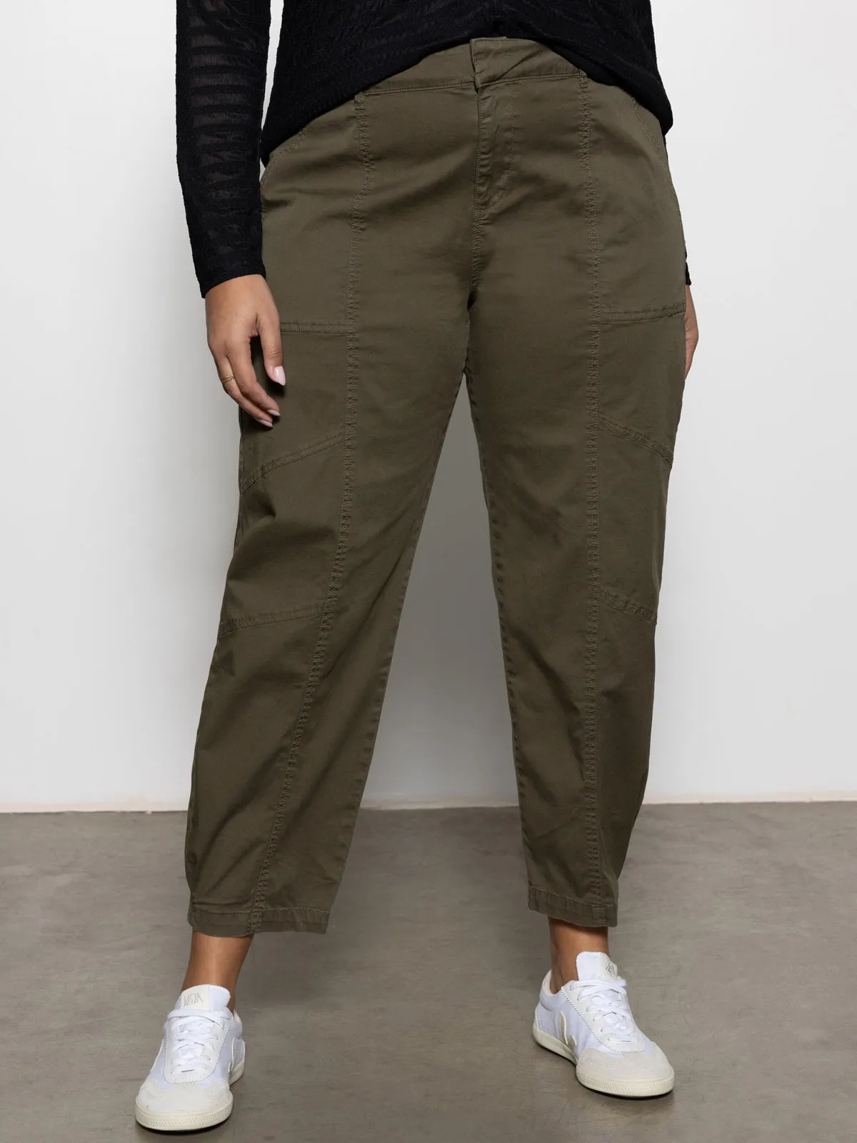 MachineWashable UV protection coating Sahara Tapered Standard Rise Pant Burnt Olive Extended Sizing