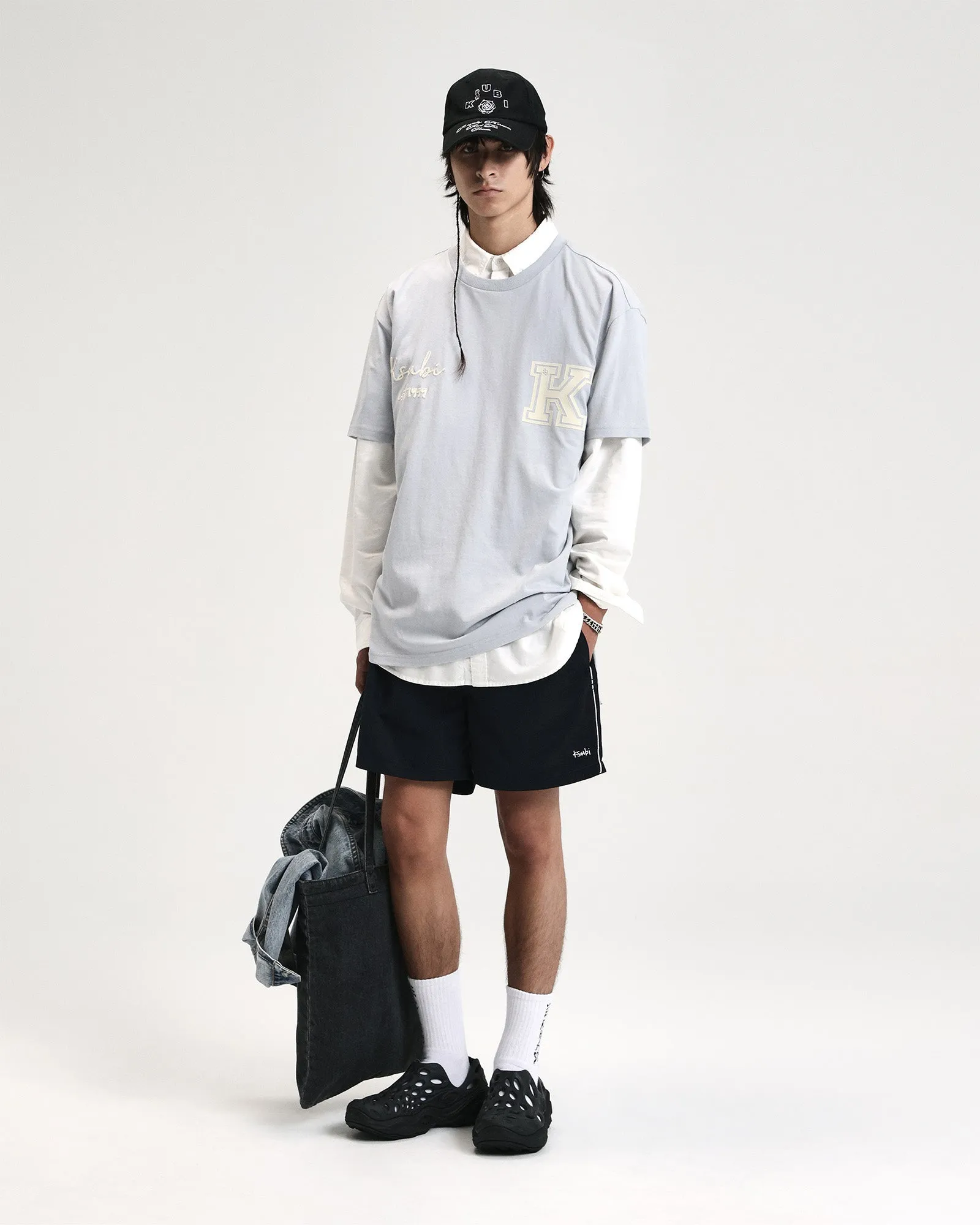 SALUD BIGGIE SS TEE BLUE MIST Sporty Top Comfy Comfort